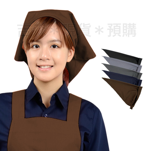 大三角頭巾(鬆緊帶型)